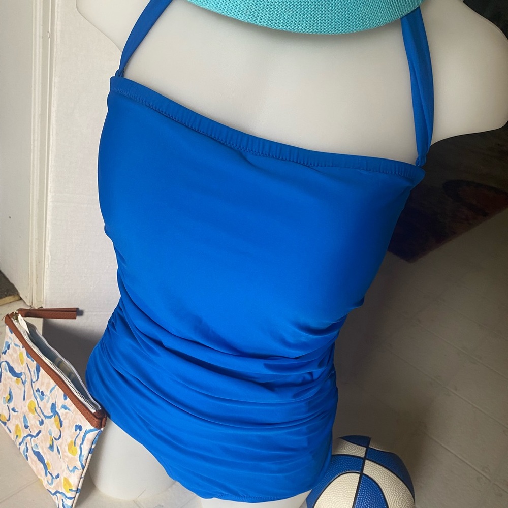 Blue Size 10 Dcup one piece J Crew swimsuit